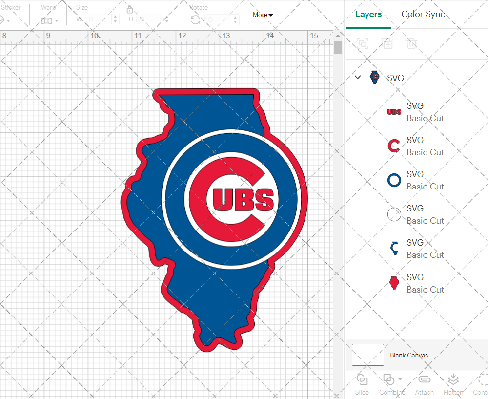 Chicago Cubs Concept 1997 004, Svg, Dxf, Eps, Png - SvgShopArt