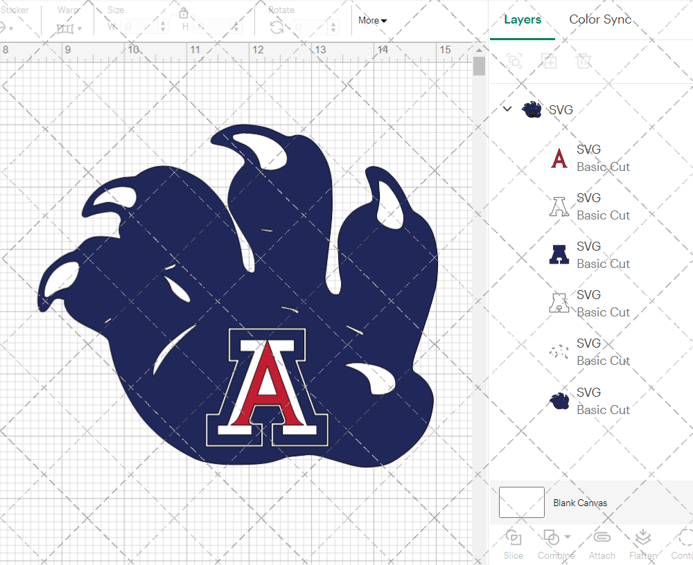 Arizona Wildcats Alternate 1989 003, Svg, Dxf, Eps, Png - SvgShopArt