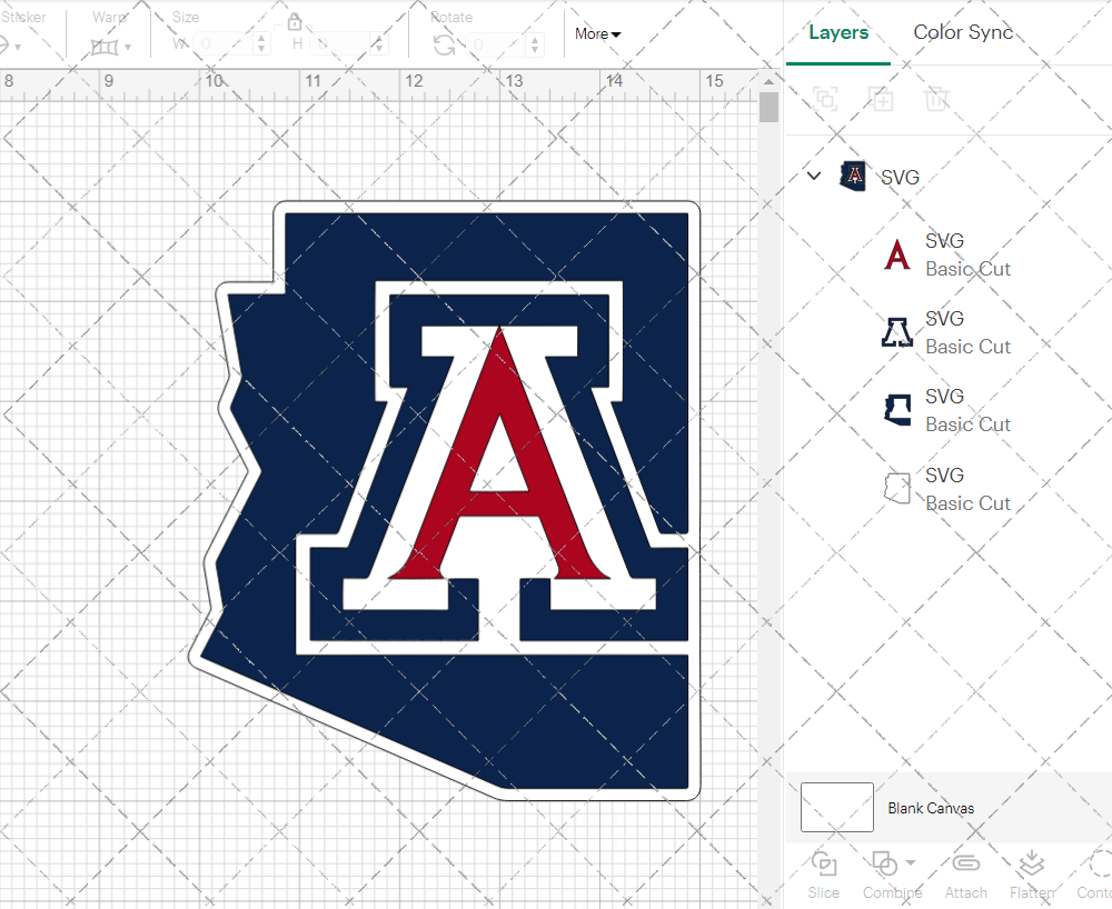 Arizona Wildcats Alternate 2013, Svg, Dxf, Eps, Png - SvgShopArt