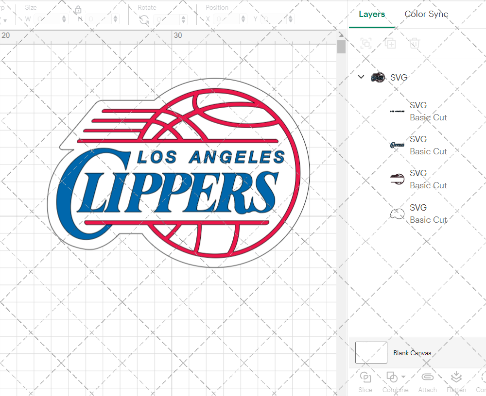 Los Angeles Clippers 1984, Svg, Dxf, Eps, Png - SvgShopArt