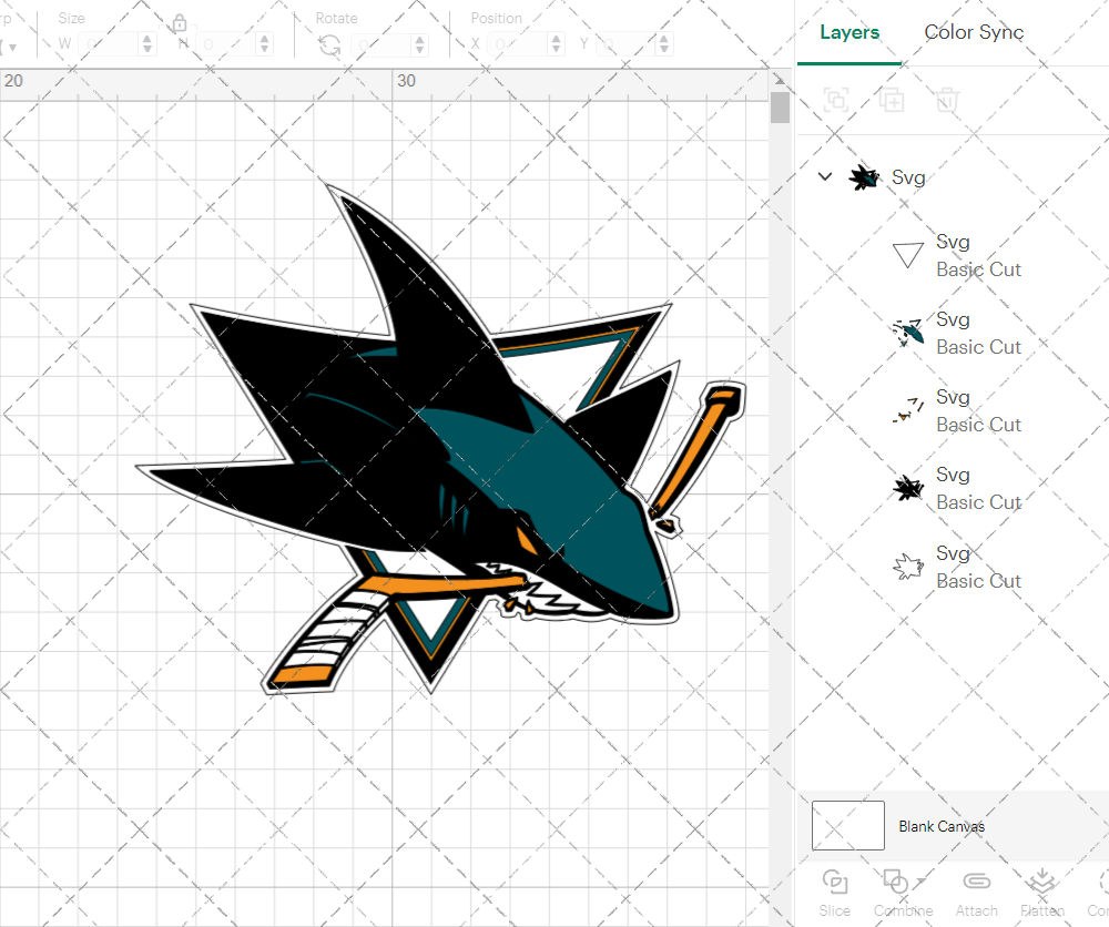 San Jose Sharks 2007, Svg, Dxf, Eps, Png - SvgShopArt