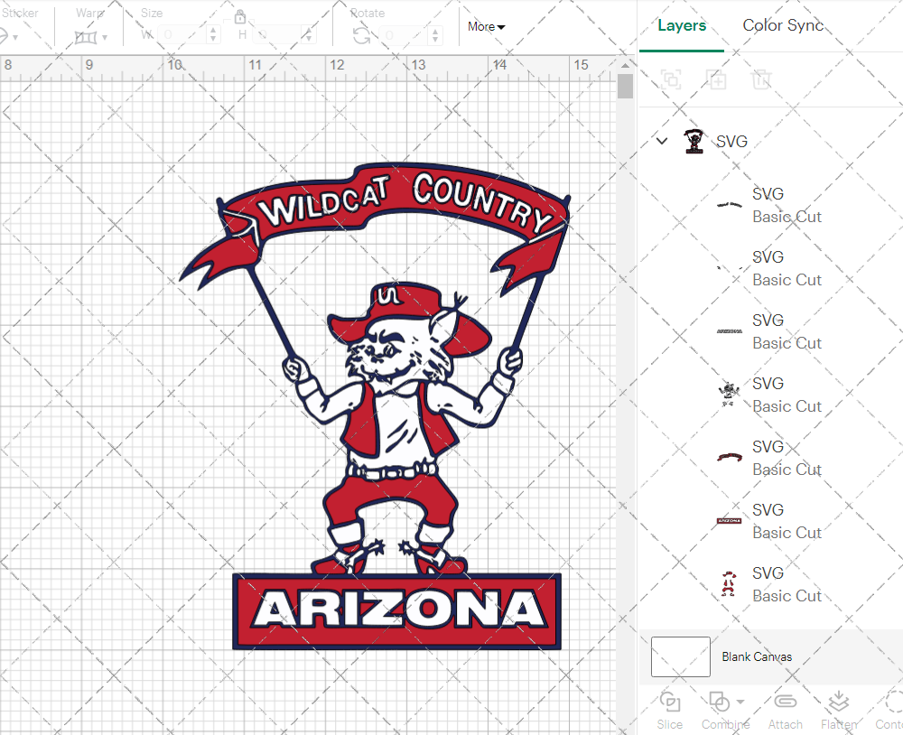 Arizona Wildcats Alternate 1970 003, Svg, Dxf, Eps, Png - SvgShopArt