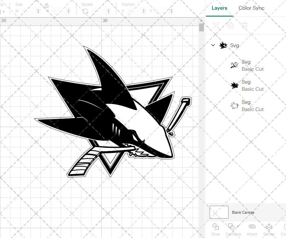 San Jose Sharks Concept 2008 003, Svg, Dxf, Eps, Png - SvgShopArt