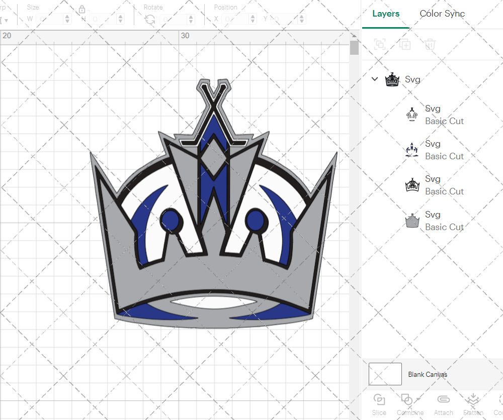 Los Angeles Kings Alternate 1998, Svg, Dxf, Eps, Png - SvgShopArt