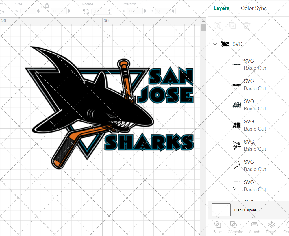 San Jose Sharks Alternate 1998 003, Svg, Dxf, Eps, Png - SvgShopArt