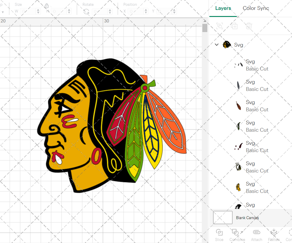 Chicago Blackhawks Secondary 1971, Svg, Dxf, Eps, Png - SvgShopArt