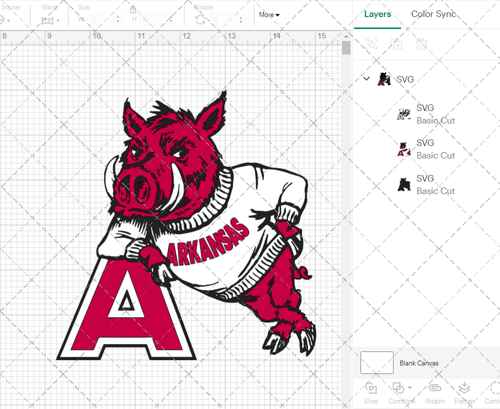 Arkansas Razorbacks Alternate 1958, Svg, Dxf, Eps, Png - SvgShopArt