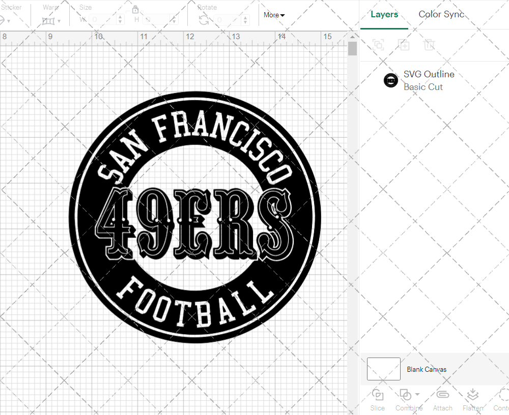 San Francisco 49Ers Circle 1996 004, Svg, Dxf, Eps, Png - SvgShopArt