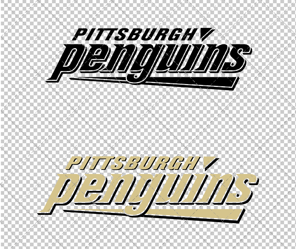 Pittsburgh Penguins Wordmark 2002 002, Svg, Dxf, Eps, Png - SvgShopArt