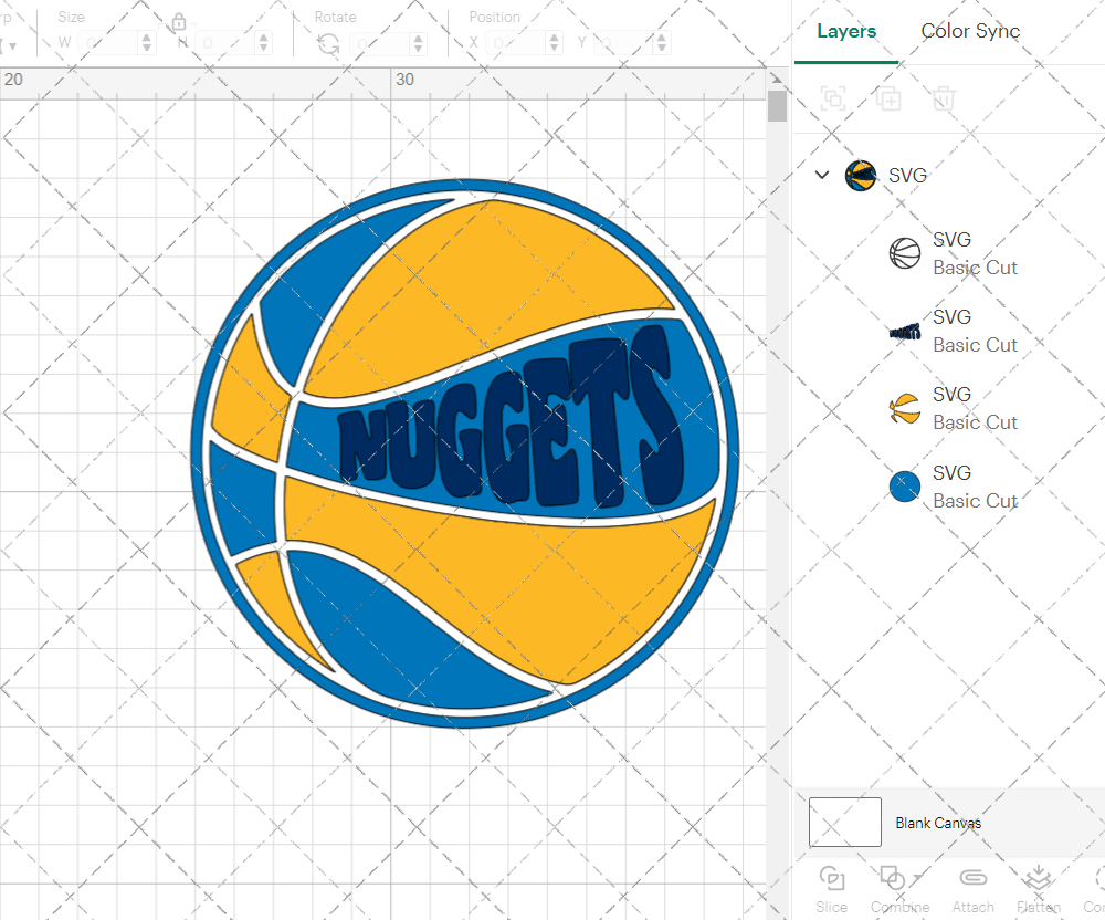 Denver Nuggets Concept 2008, Svg, Dxf, Eps, Png - SvgShopArt