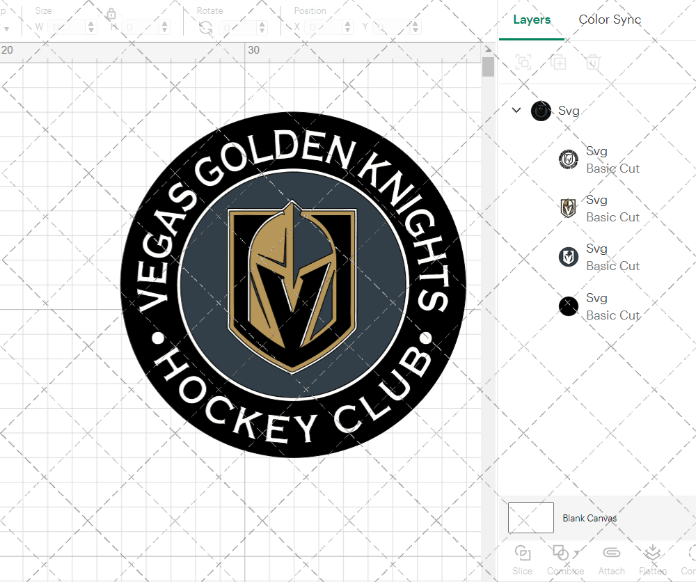 Vegas Golden Knights Circle 2017 005, Svg, Dxf, Eps, Png - SvgShopArt