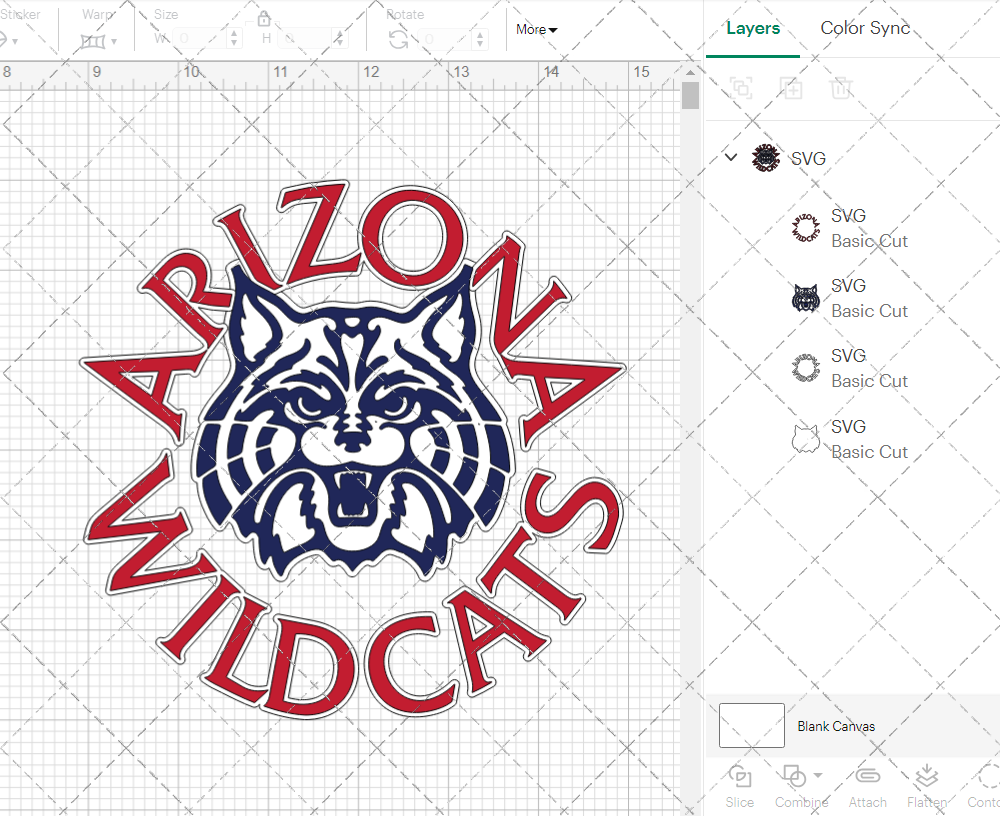 Arizona Wildcats Alternate 1990 003, Svg, Dxf, Eps, Png - SvgShopArt