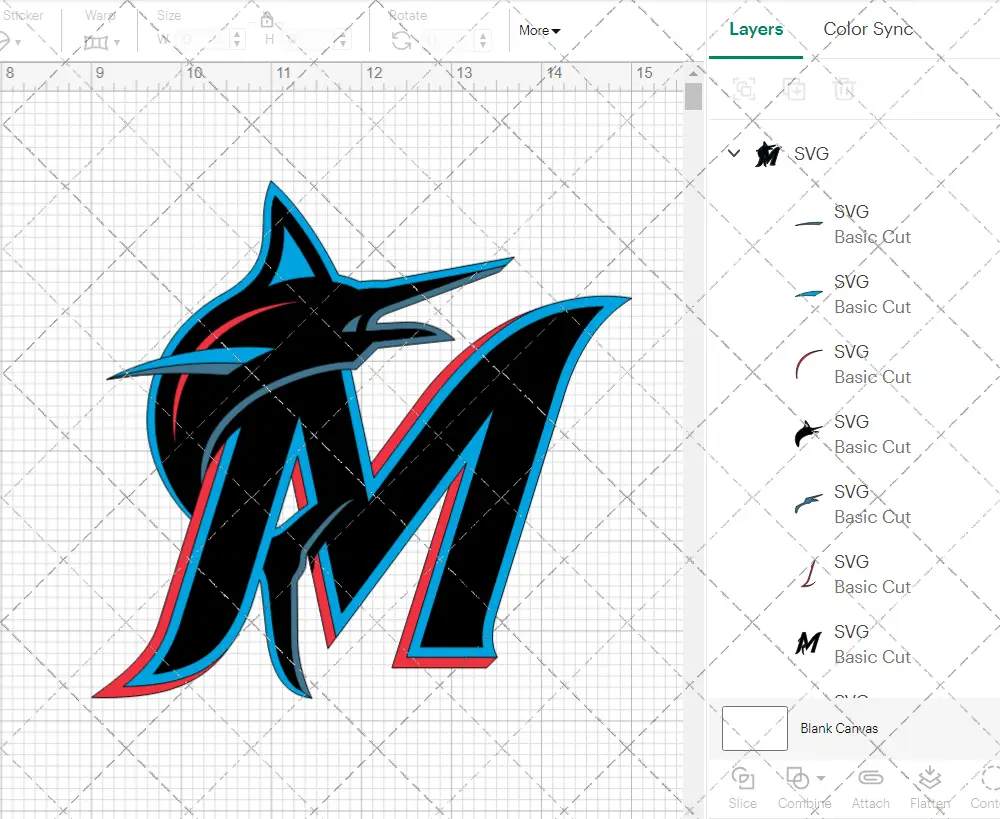 Miami Marlins Alternate 2019, Svg, Dxf, Eps, Png - SvgShopArt