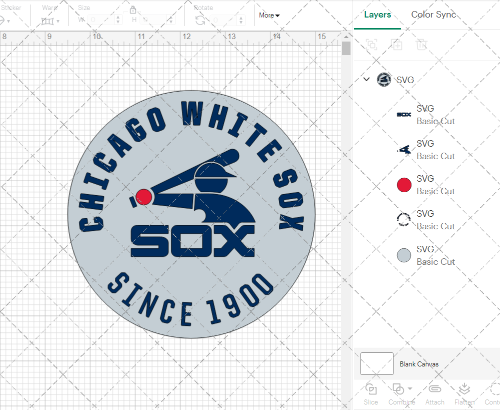 Chicago White Sox Circle 1982, Svg, Dxf, Eps, Png - SvgShopArt