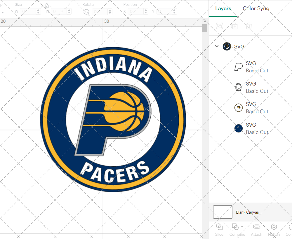 Indiana Pacers Circle 2017, Svg, Dxf, Eps, Png - SvgShopArt