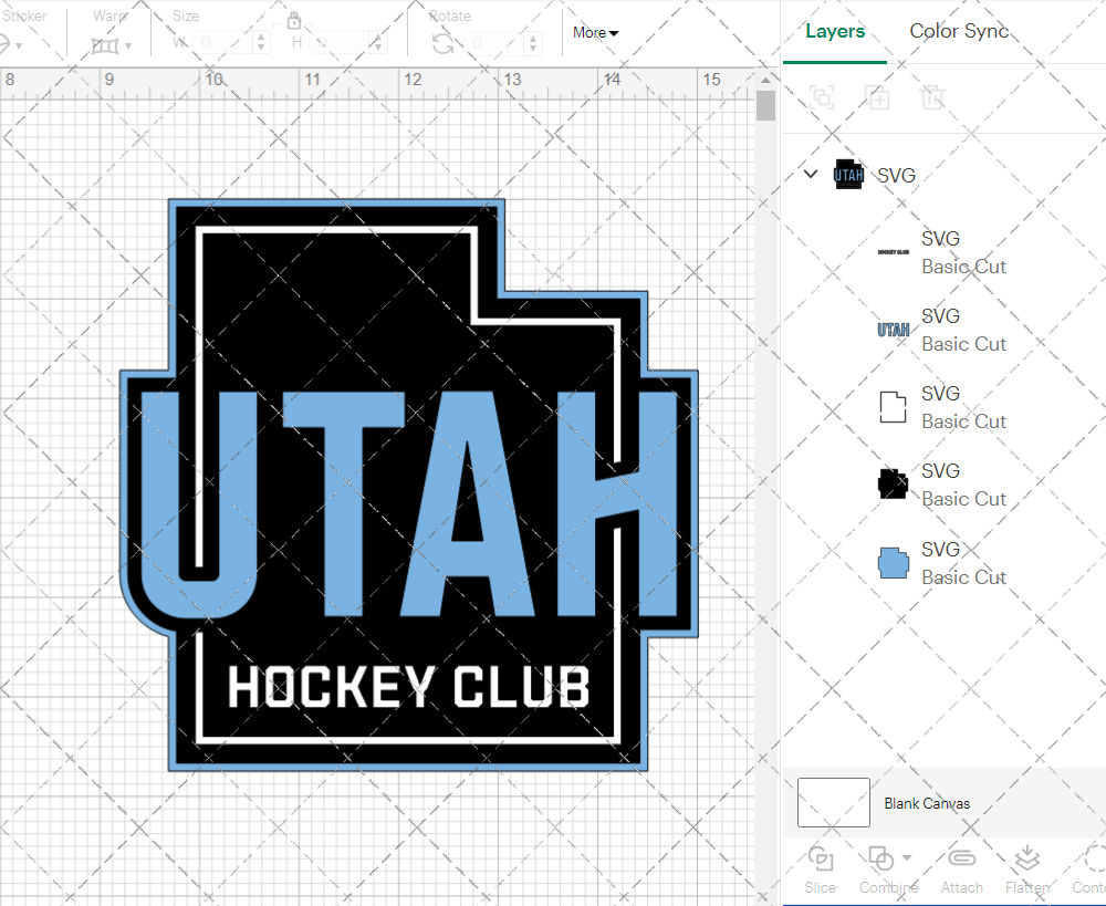 Utah Hockey Club Alternate 2024 003, Svg, Dxf, Eps, Png - SvgShopArt
