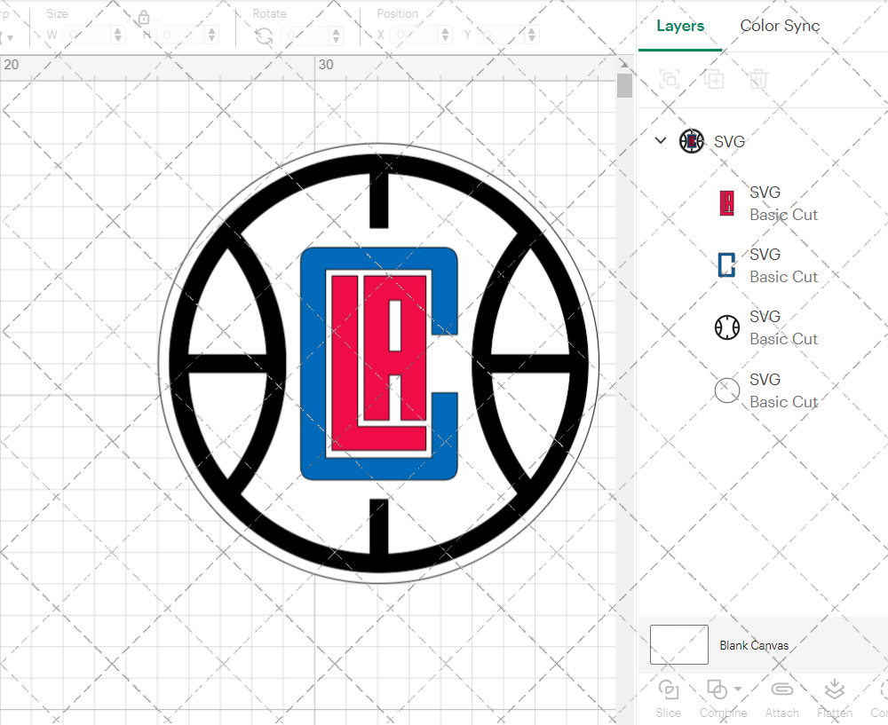 Los Angeles Clippers Alternate 2015, Svg, Dxf, Eps, Png - SvgShopArt