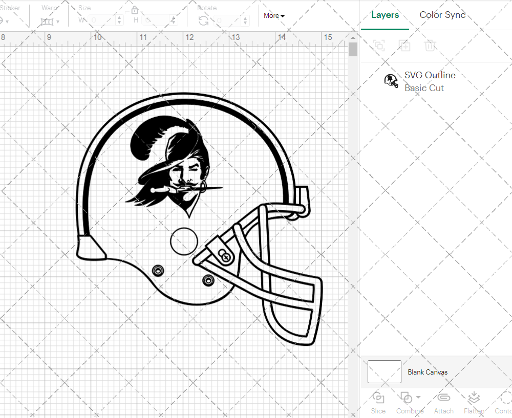 Tampa Bay Buccaneers Helmet 1976, Svg, Dxf, Eps, Png - SvgShopArt