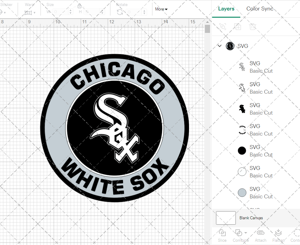 Chicago White Sox Circle 1990, Svg, Dxf, Eps, Png - SvgShopArt