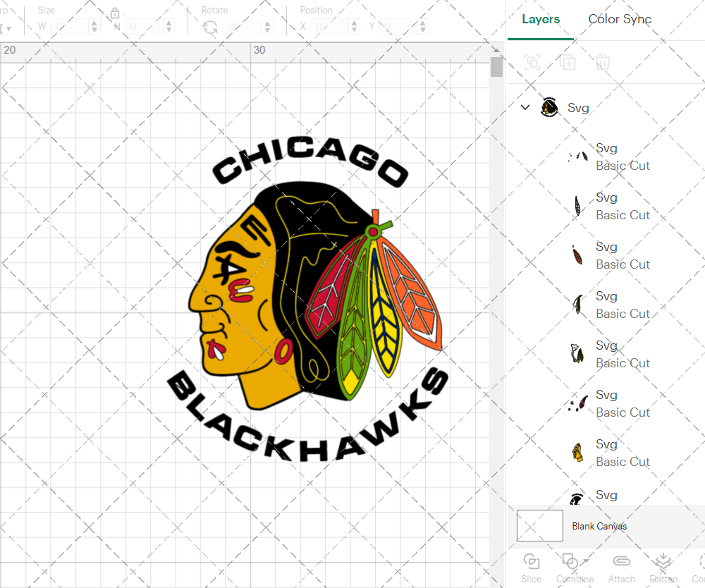 Chicago Blackhawks Alternate 1968, Svg, Dxf, Eps, Png - SvgShopArt