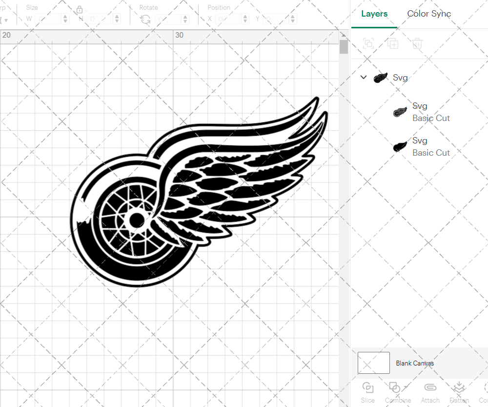 Detroit Red Wings Concept 1948 003, Svg, Dxf, Eps, Png - SvgShopArt