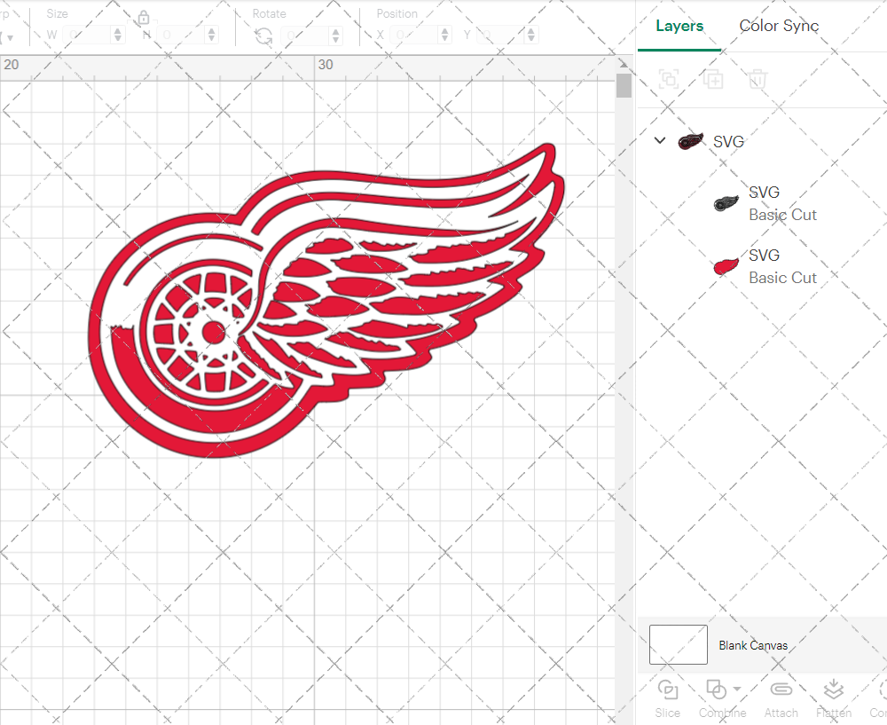 Detroit Red Wings Alternate 1983 002, Svg, Dxf, Eps, Png - SvgShopArt