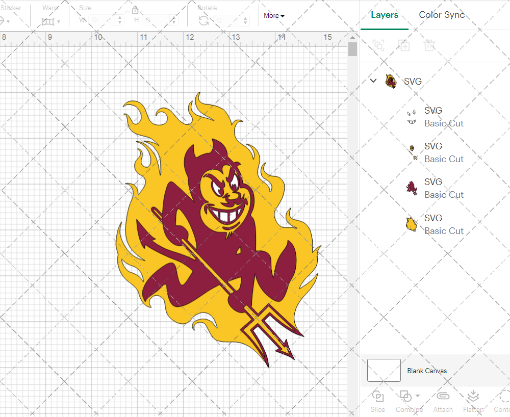 Arizona State Sun Devils Alternate 2011 004, Svg, Dxf, Eps, Png - SvgShopArt