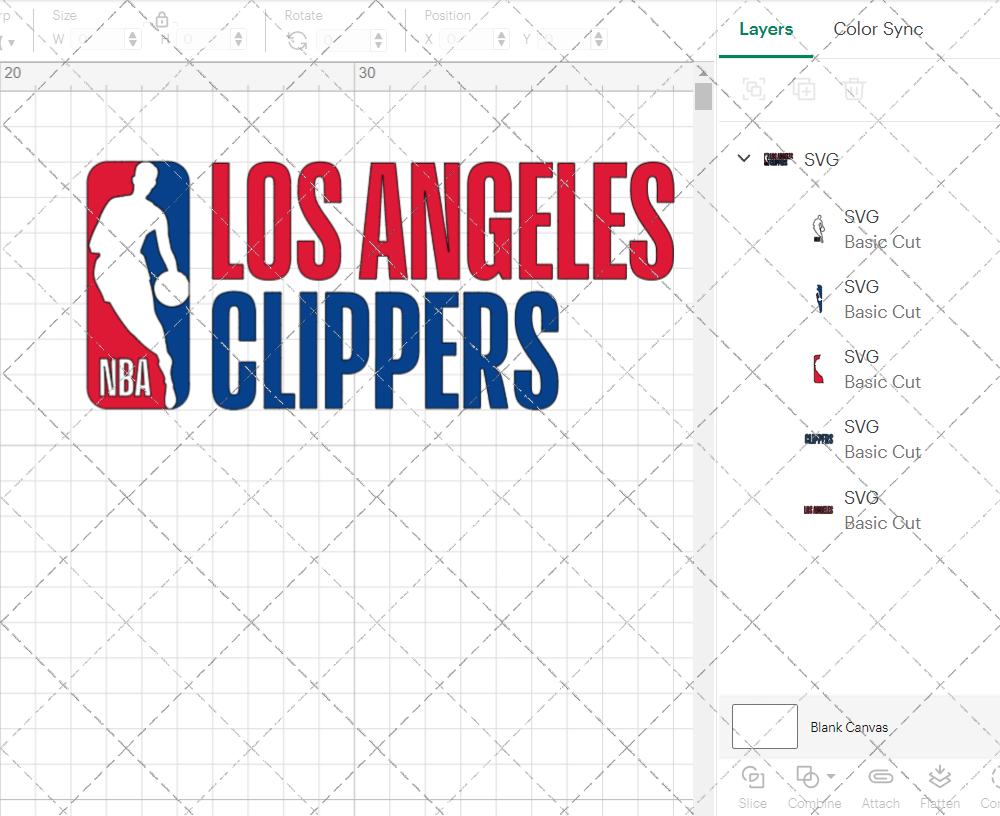 Los Angeles Clippers Misc 2017, Svg, Dxf, Eps, Png - SvgShopArt