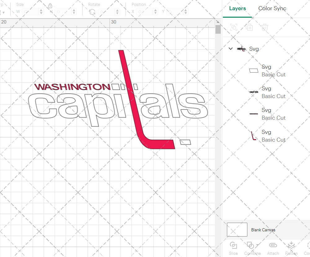 Washington Capitals Alternate 1974, Svg, Dxf, Eps, Png - SvgShopArt