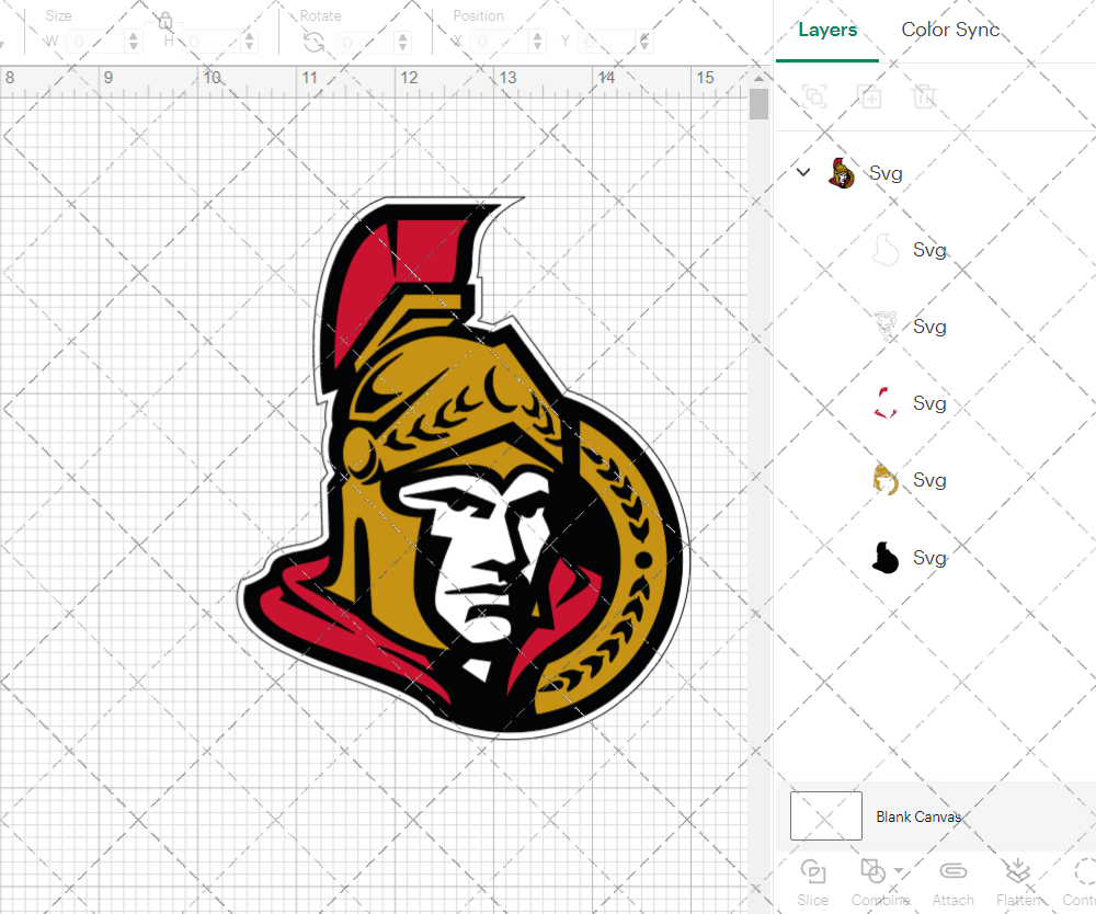 Ottawa Senators 2007, Svg, Dxf, Eps, Png - SvgShopArt