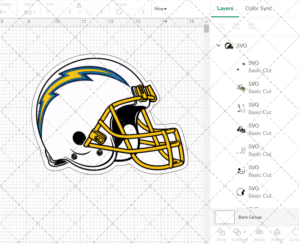 Los Angeles Chargers Helmet 2019 002, Svg, Dxf, Eps, Png - SvgShopArt