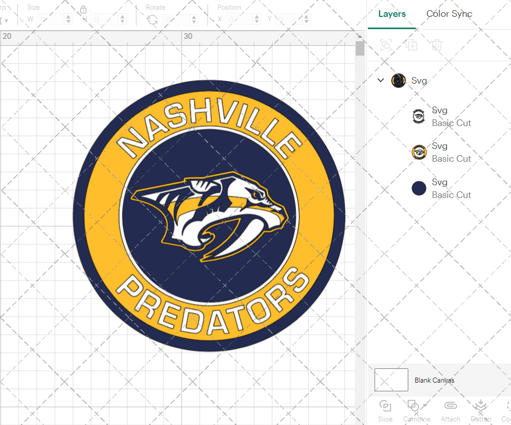 Nashville Predators Circle 2019 002, Svg, Dxf, Eps, Png - SvgShopArt