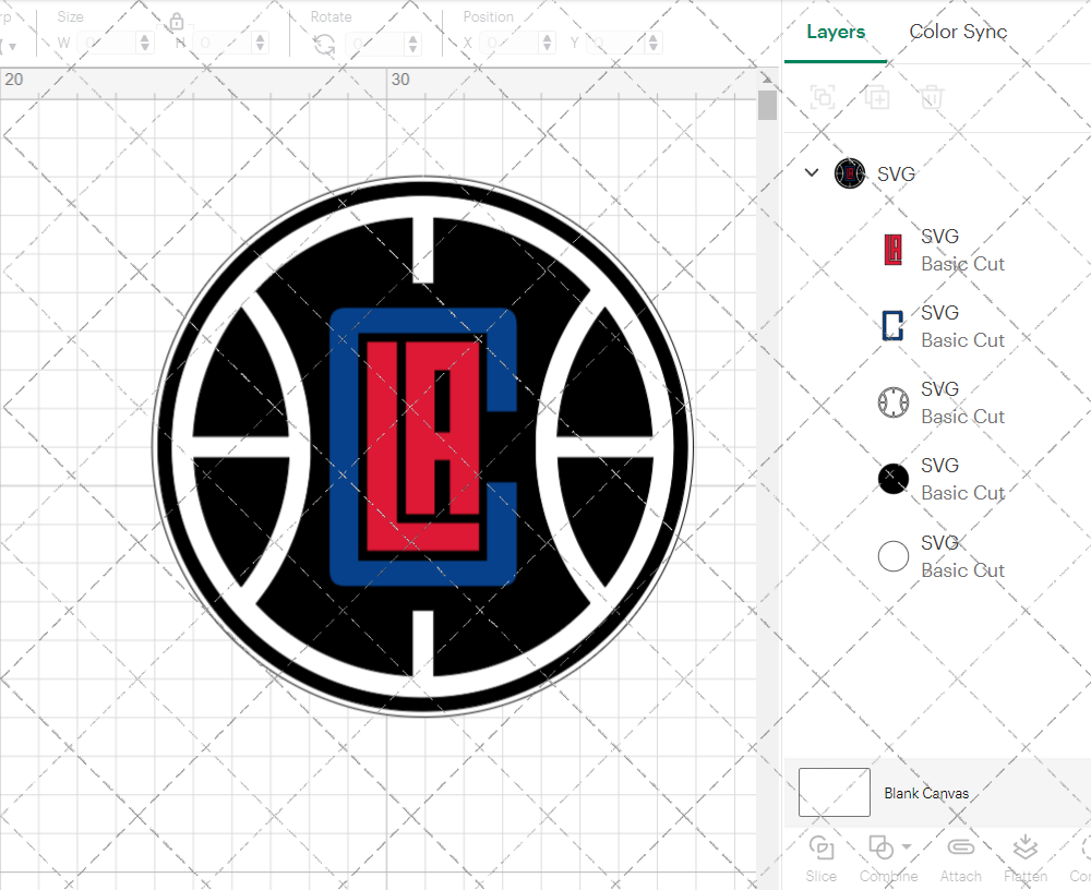 Los Angeles Clippers Concept 2018 005, Svg, Dxf, Eps, Png - SvgShopArt