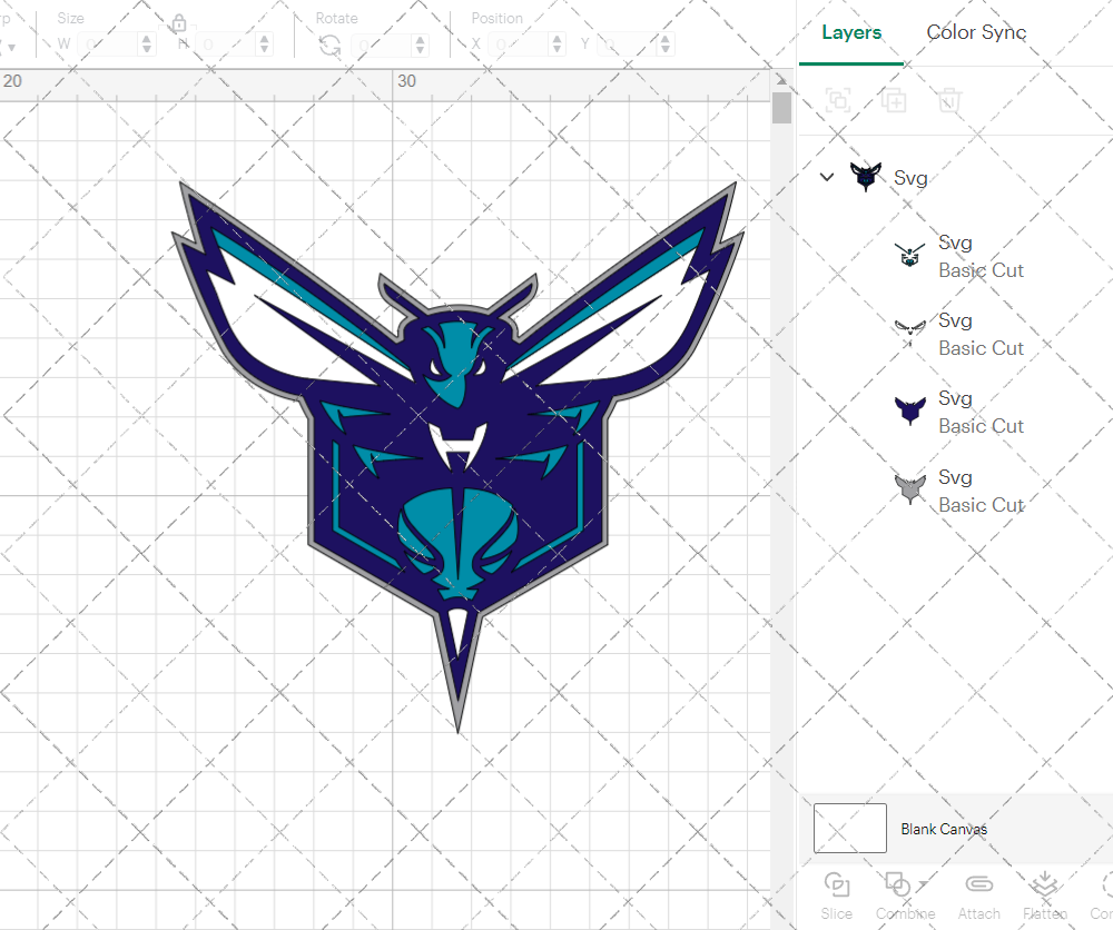 Charlotte Hornets Alternate 2014 004, Svg, Dxf, Eps, Png - SvgShopArt