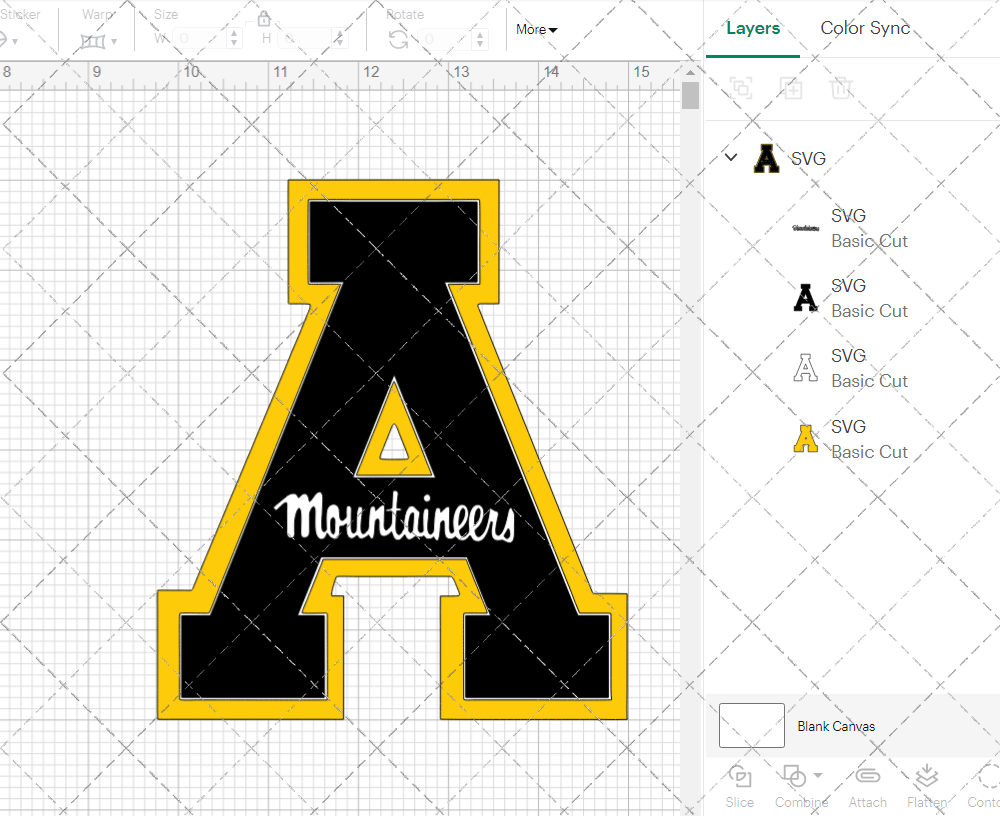 Appalachian State Mountaineers Alternate 2012, Svg, Dxf, Eps, Png - SvgShopArt