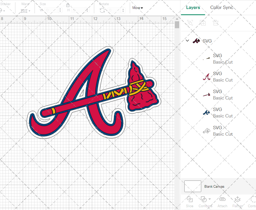 Atlanta Braves Alternate 2007, Svg, Dxf, Eps, Png - SvgShopArt