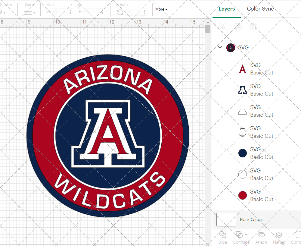 Arizona Wildcats Circle 2013, Svg, Dxf, Eps, Png - SvgShopArt