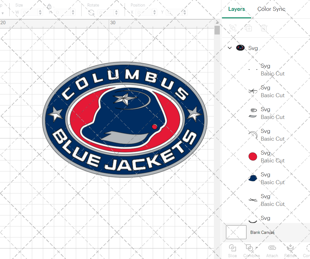 Columbus Blue Jackets Alternate 2003, Svg, Dxf, Eps, Png - SvgShopArt