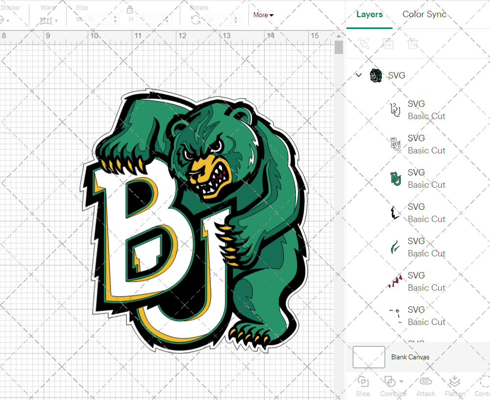 Baylor Bears Alternate 1997 002, Svg, Dxf, Eps, Png - SvgShopArt