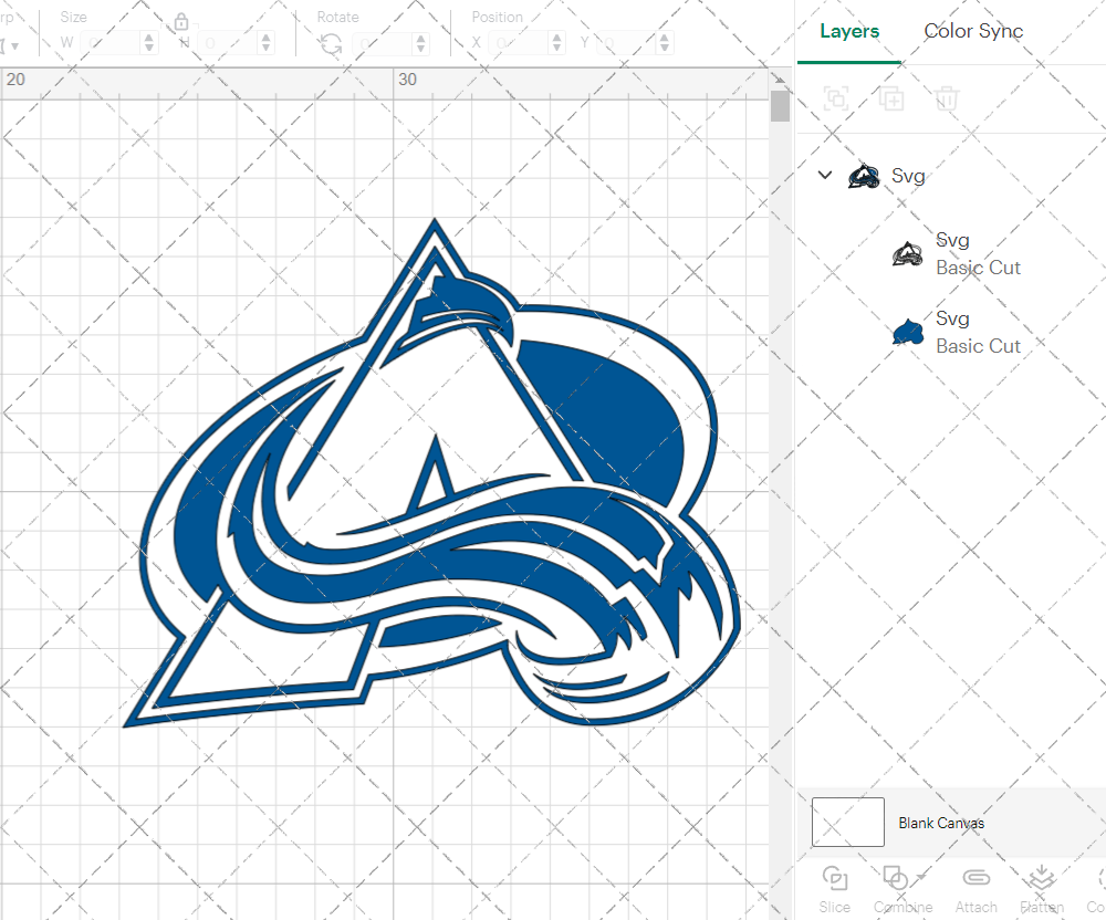 Colorado Avalanche Concept 1999 009, Svg, Dxf, Eps, Png - SvgShopArt