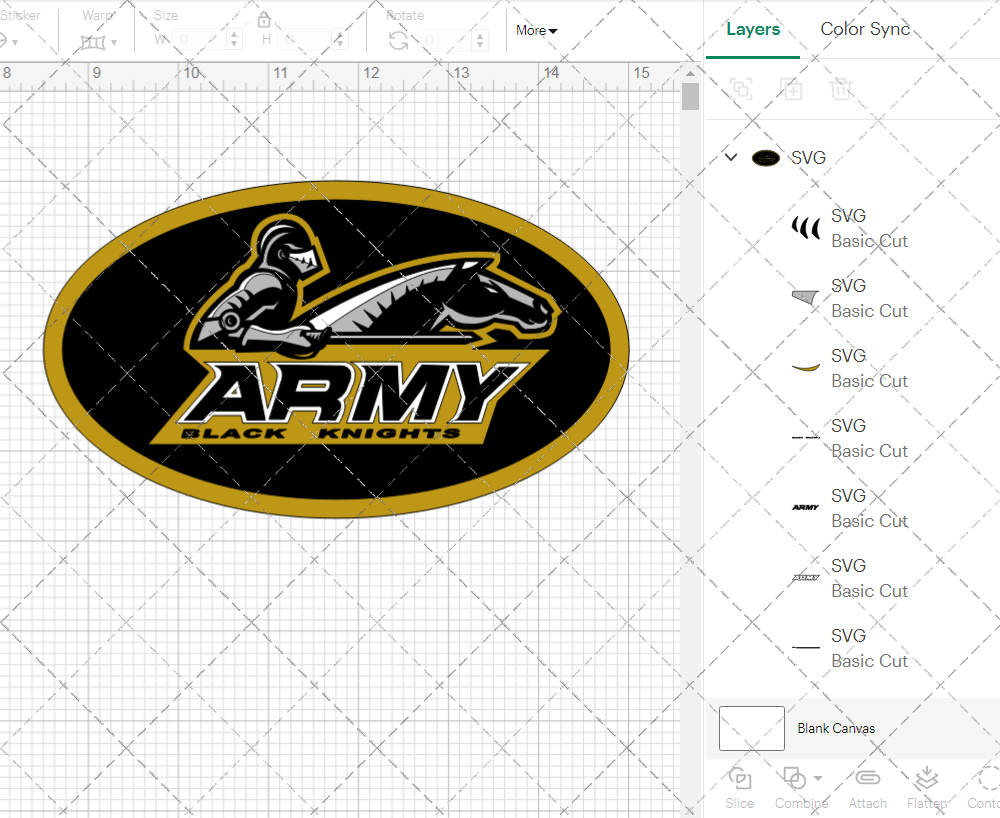 Army Black Knights Alternate 2000 007, Svg, Dxf, Eps, Png - SvgShopArt