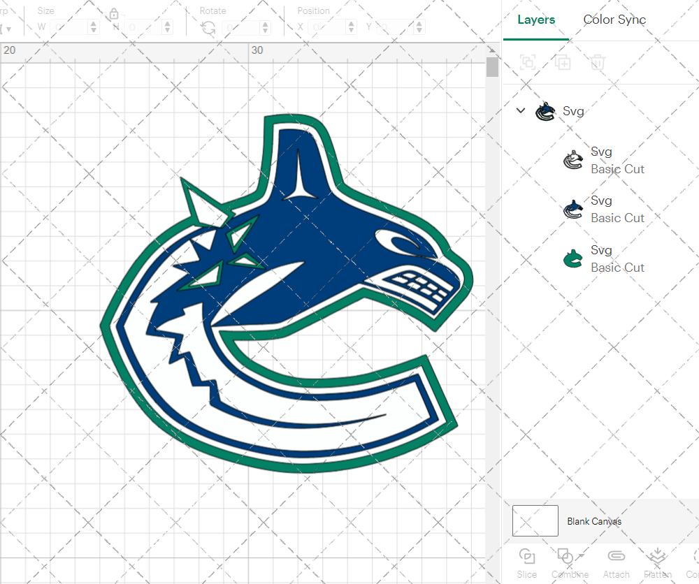 Vancouver Canucks Concept 2007 002, Svg, Dxf, Eps, Png - SvgShopArt