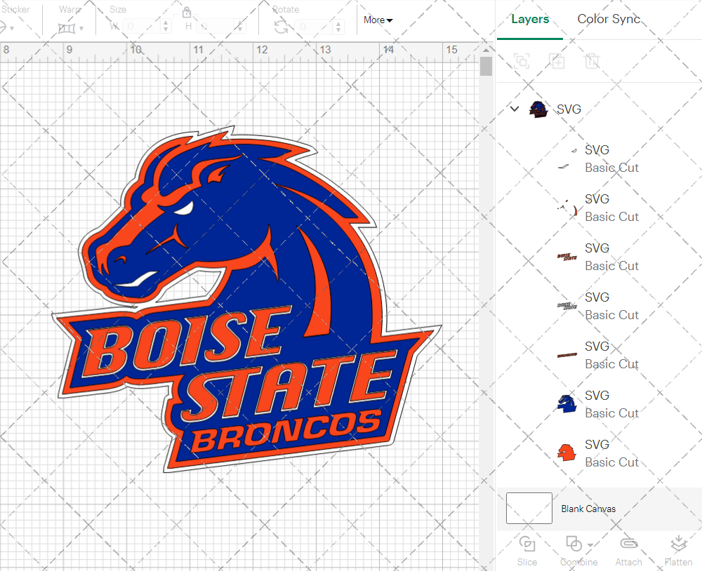 Boise State Broncos Secondary 2002 013, Svg, Dxf, Eps, Png