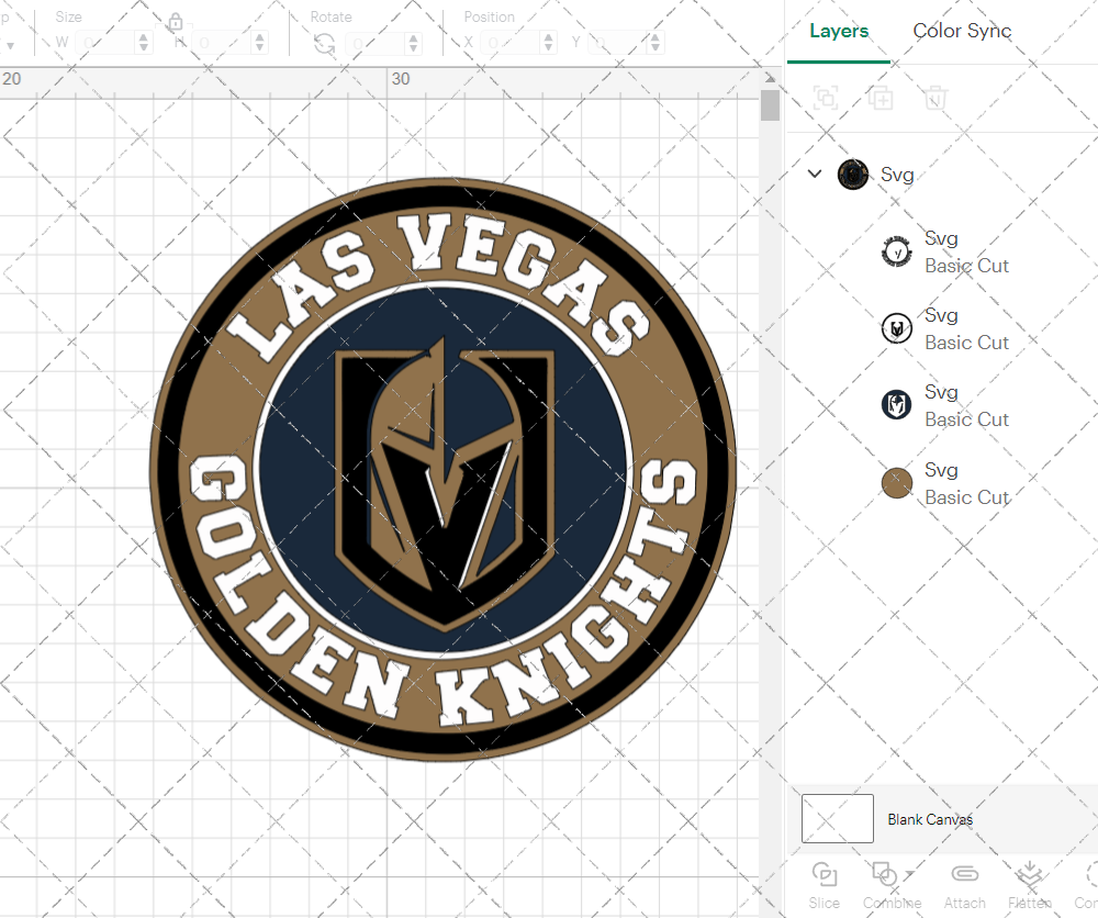 Vegas Golden Knights Circle 2017, Svg, Dxf, Eps, Png - SvgShopArt