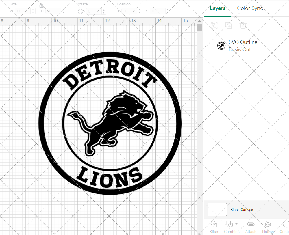 Detroit Lions Circle 2009, Svg, Dxf, Eps, Png - SvgShopArt