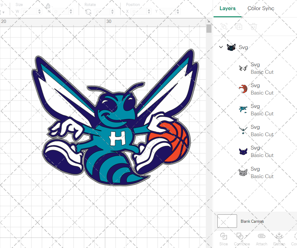 Charlotte Hornets Mascot Hugo 2014 003, Svg, Dxf, Eps, Png - SvgShopArt