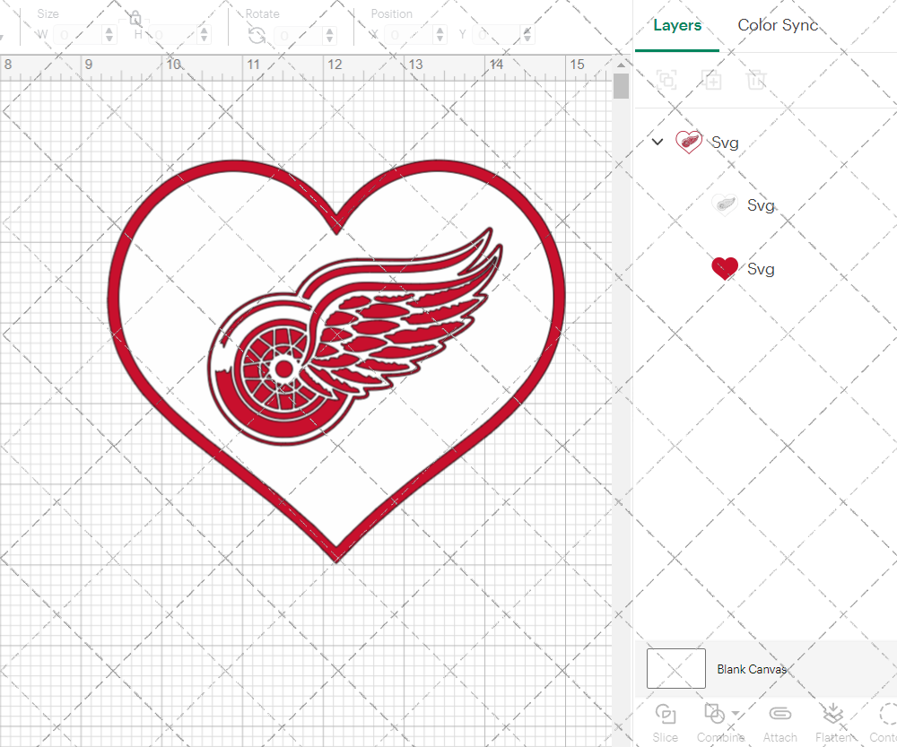 Detroit Red Wings Concept 1948, Svg, Dxf, Eps, Png - SvgShopArt