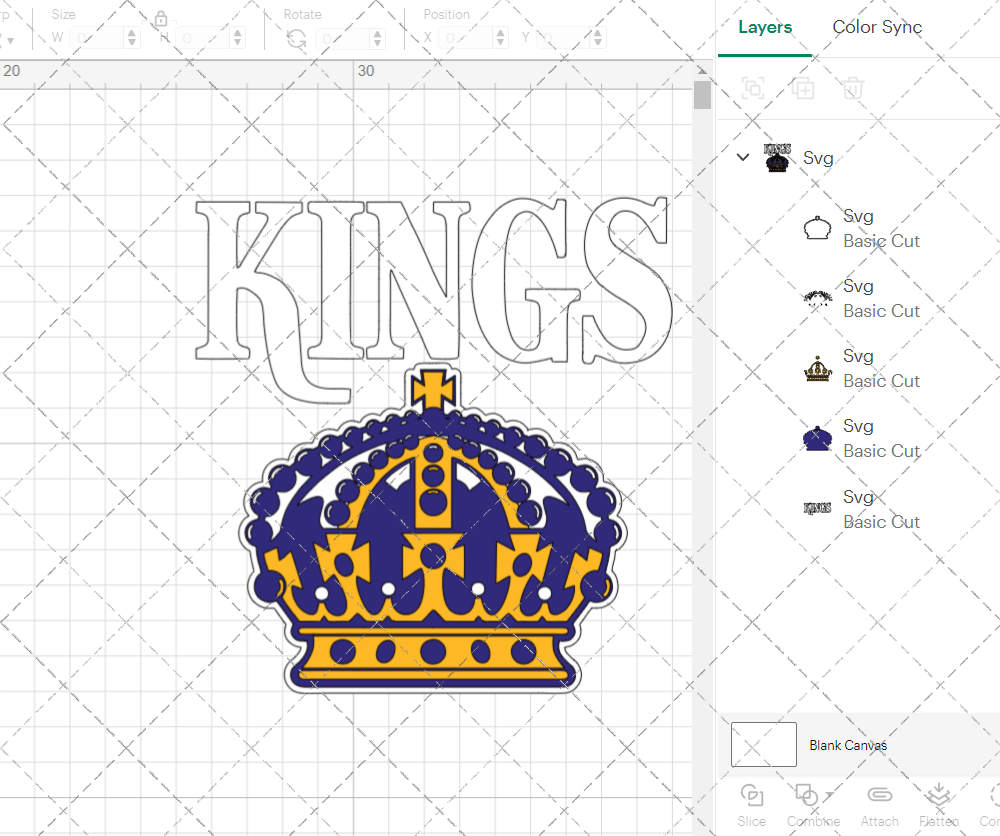 Los Angeles Kings Concept 1967 002, Svg, Dxf, Eps, Png - SvgShopArt