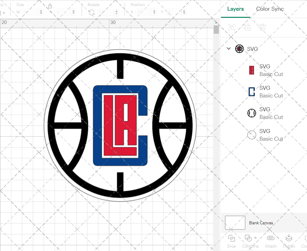 Los Angeles Clippers Alternate 2018, Svg, Dxf, Eps, Png - SvgShopArt