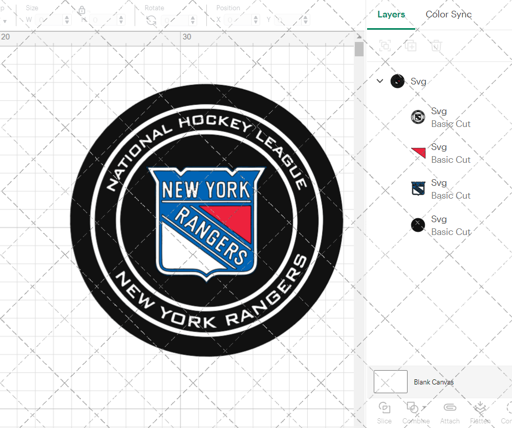 New York Rangers Circle 1971, Svg, Dxf, Eps, Png - SvgShopArt